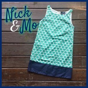 NICK & MO Polka Dot Shift Dress